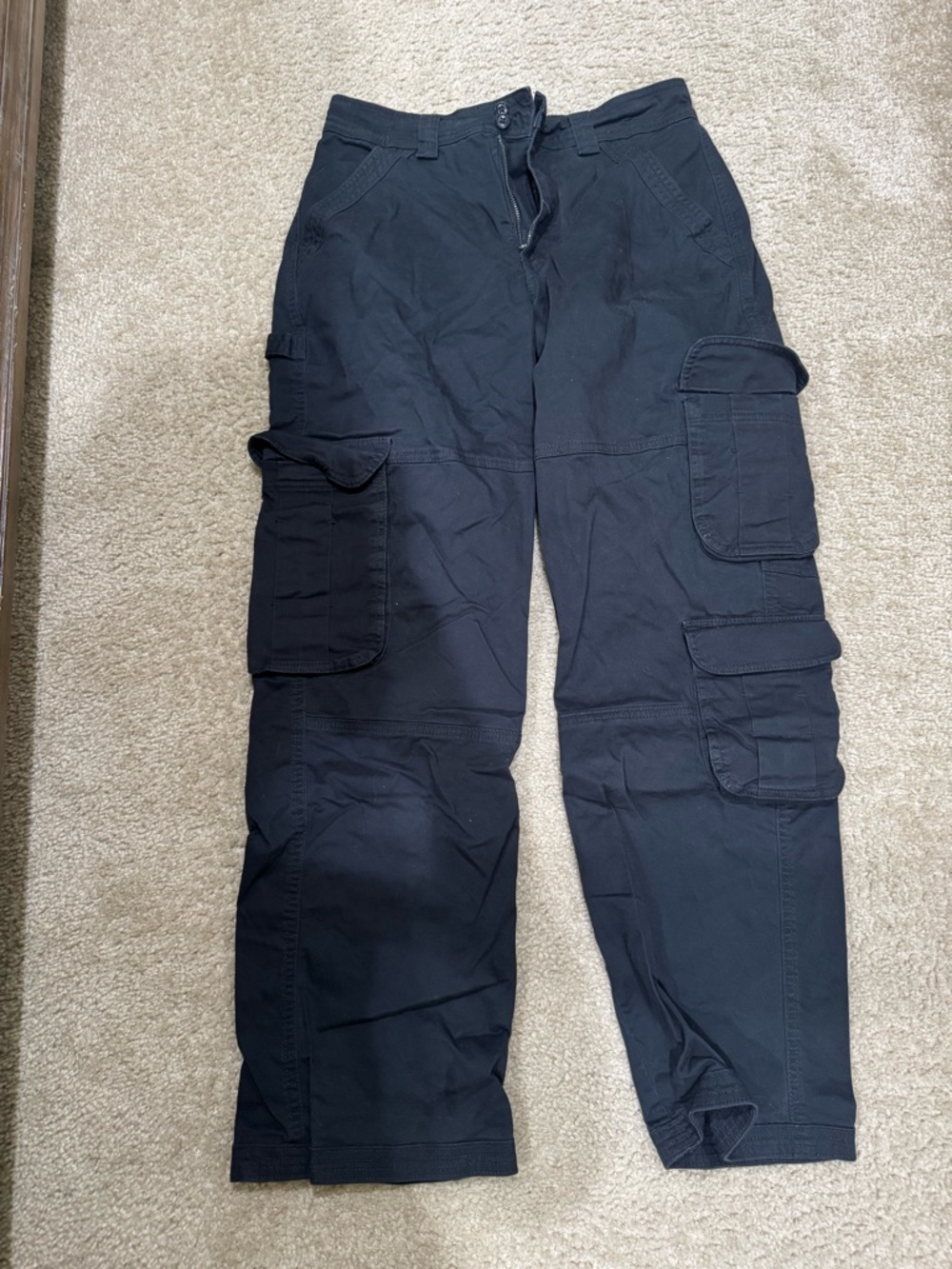 Abercrombie & Fitch Black Skinny Cargo Pants